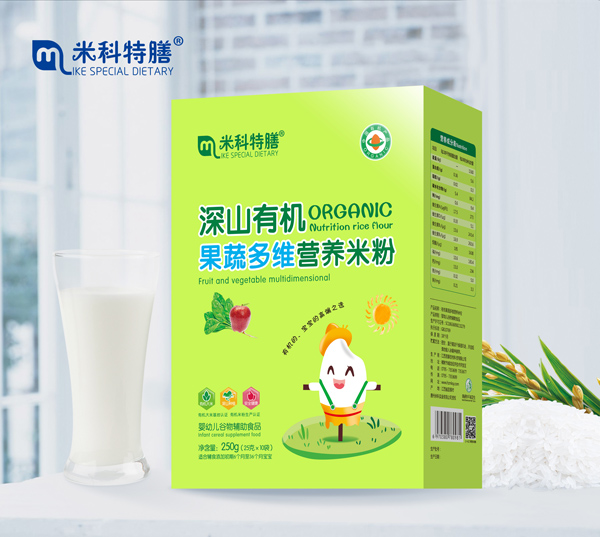   米科特膳深山有機(jī)果蔬多維營(yíng)養(yǎng)米粉-盒裝600
