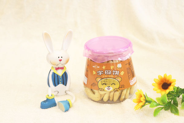  艾比小熊字母餅（牛奶味）