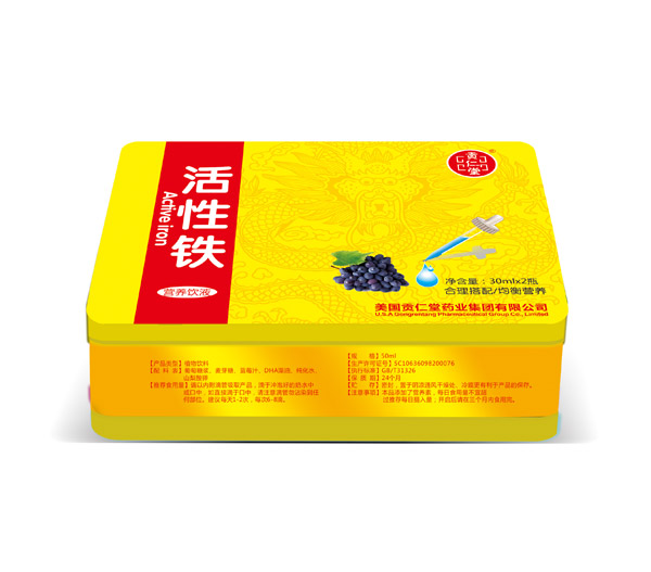  貢仁堂活性鐵營養(yǎng)飲液