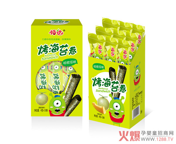 恬達烤海苔卷-哈密瓜味.jpg 恬達烤海苔卷-哈密瓜味.jpg