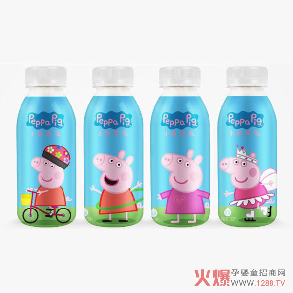小猪佩奇乳酸菌饮品 满足宝宝口味和营养