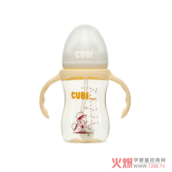 CUBI时尚系列PPSU香蜜黄奶瓶180ML.jpg