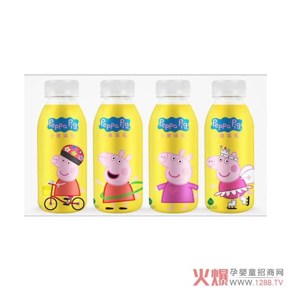 小猪佩奇乳酸菌饮品 配方多样营养丰富