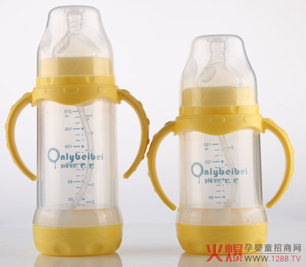 唯昵贝贝宽口防爆玻璃奶瓶150ml黄色.jpg 唯昵贝贝宽口防爆玻璃奶瓶150ml黄色.jpg