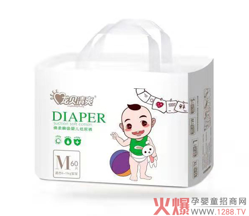 龙贝清爽绵柔瞬吸婴儿纸尿裤M60.jpg 龙贝清爽绵柔瞬吸婴儿纸尿裤M60.jpg