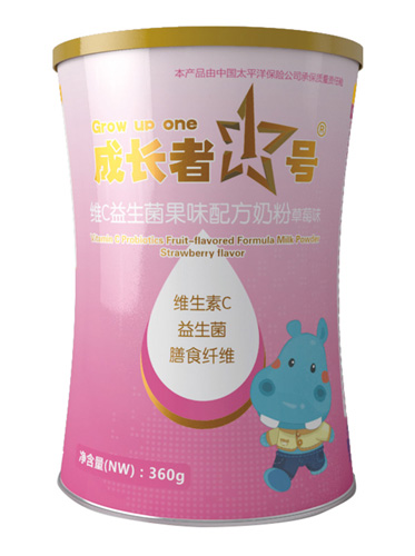  成長(zhǎng)者1號(hào)維C益生菌果味配方奶粉（草莓味）