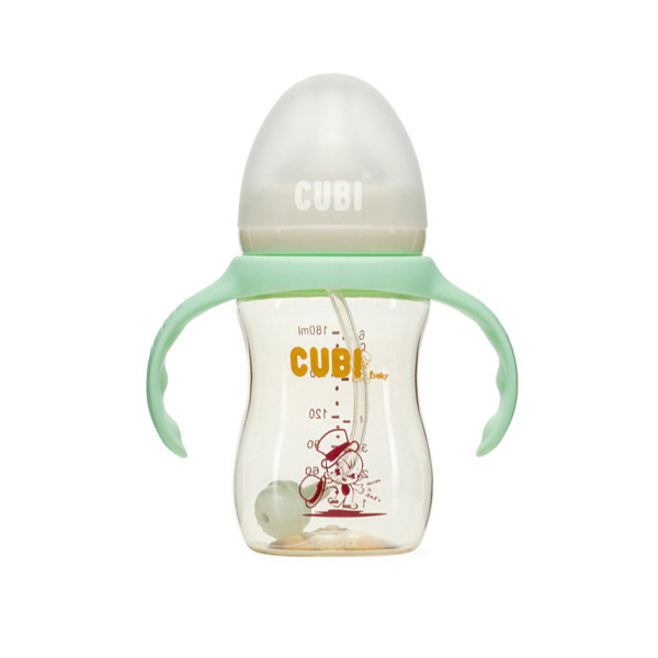  CUBI时尚系列PPSU清新绿奶瓶180ML