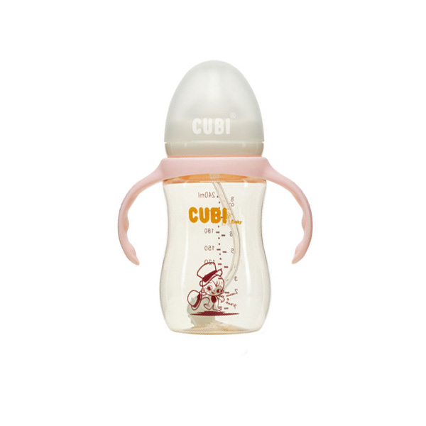  CUBI时尚系列PPSU纯真粉奶瓶240ML