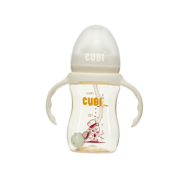  CUBI时尚系列PPSU纯洁白奶瓶180ML