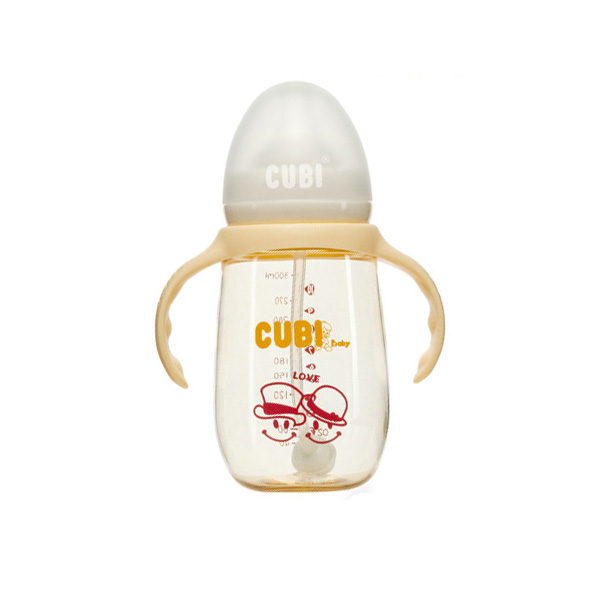  CUBI卡通系列PPSU香蜜黄奶瓶300ML