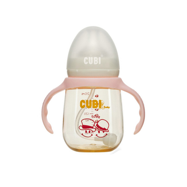  CUBI卡通系列PPSU纯真粉奶瓶210ML