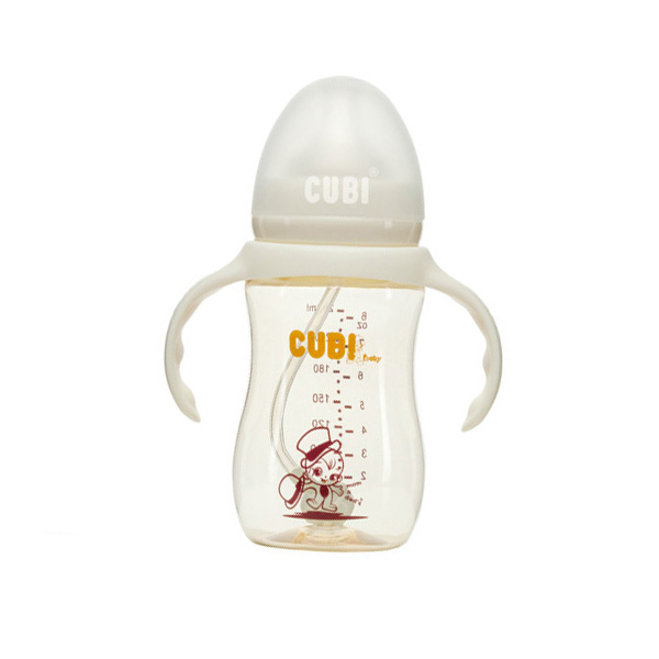  CUBI时尚系列PPSU纯洁白奶瓶240ML
