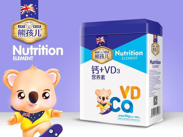 熊孩兒鈣+VD3營養(yǎng)素