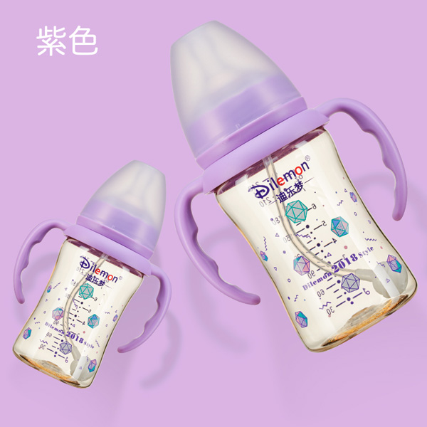  迪乐梦PPSU奶瓶5A02紫色