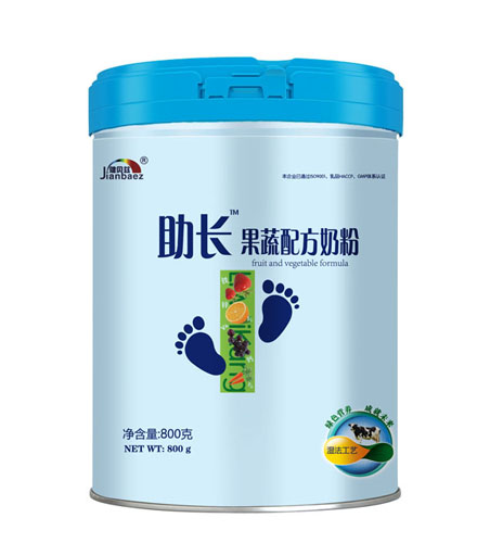  健貝茲助長(zhǎng)果蔬配方奶粉