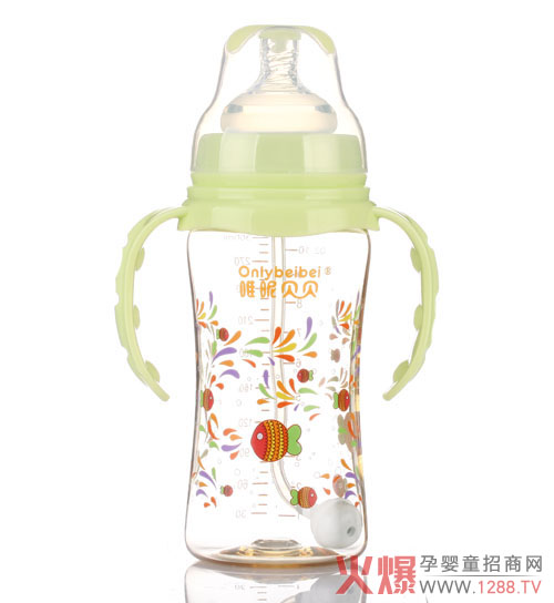 唯昵贝贝宽口PPSU奶瓶300ml绿色.jpg 唯昵贝贝宽口PPSU奶瓶300ml绿色.jpg
