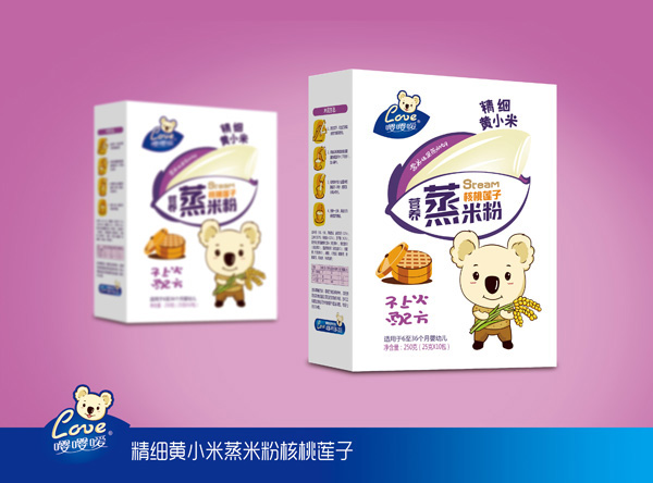 嚶嚶噯精細黃小米核桃蓮子蒸米粉 盒裝.jpg