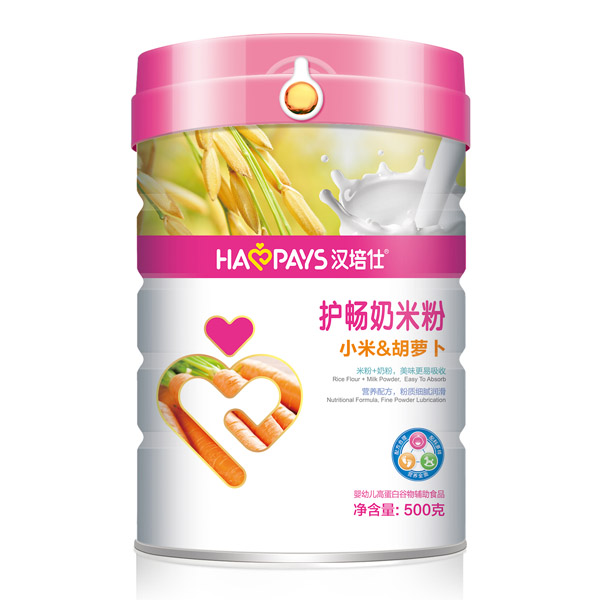  漢培仕護(hù)暢奶米粉-小米胡蘿卜聽裝