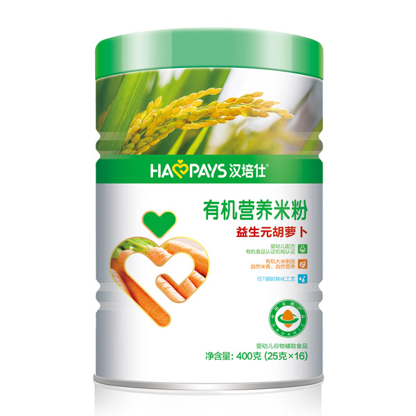  漢培仕益生元胡蘿卜有機米粉聽裝