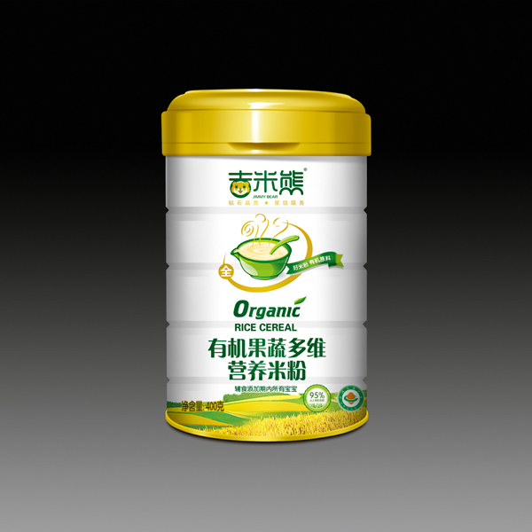   吉米熊有機(jī)果蔬多維營(yíng)養(yǎng)米粉 桶裝
