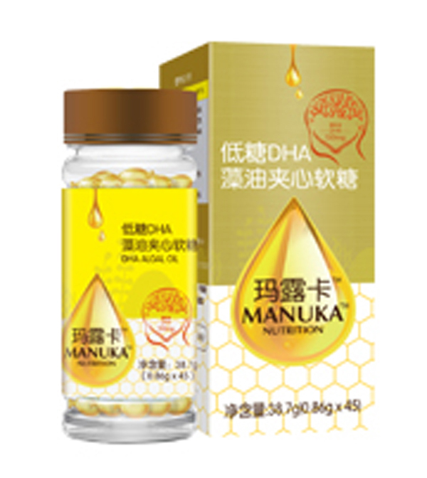 玛露卡DHA藻油夹心软糖