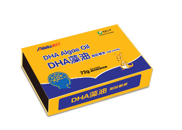  澳贝卡DHA藻油凝胶糖果 木盒