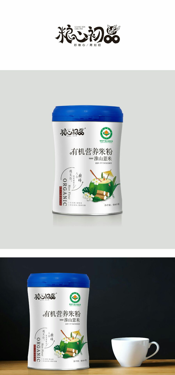  糧心初品有機(jī)營(yíng)養(yǎng)米粉-淮山薏米