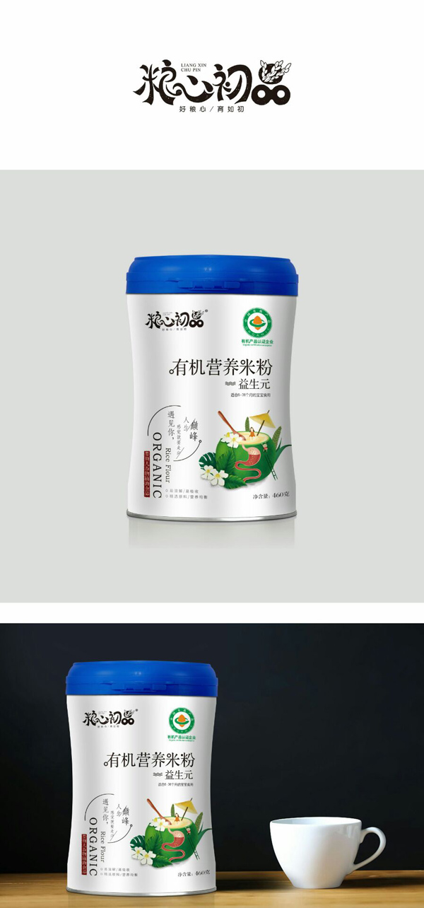  糧心初品有機(jī)營(yíng)養(yǎng)米粉-益生元
