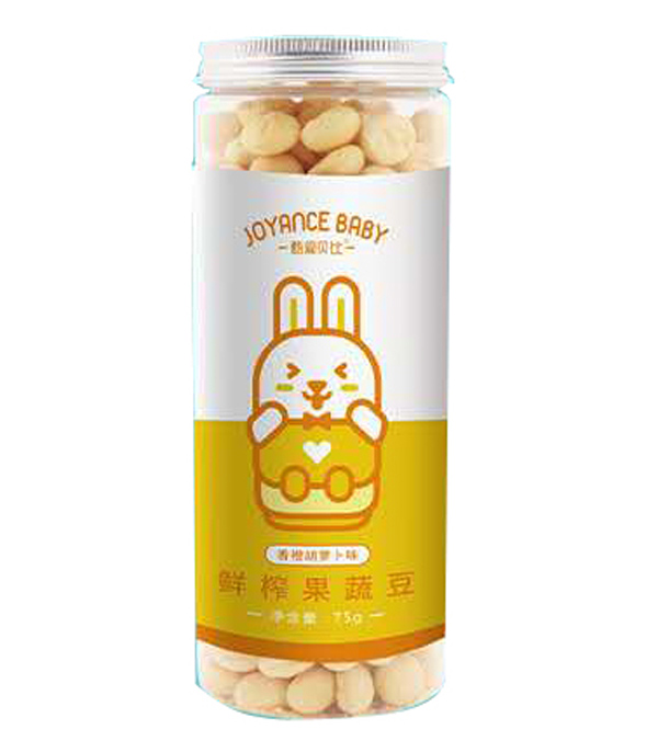  甄愛貝比鮮榨果蔬豆 香橙胡蘿卜味