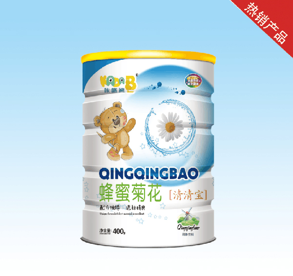  咔嗒熊蜂蜜菊花清清寶400克