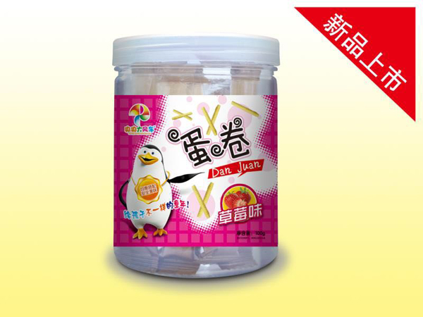 央央大风车蛋卷（草莓味）
