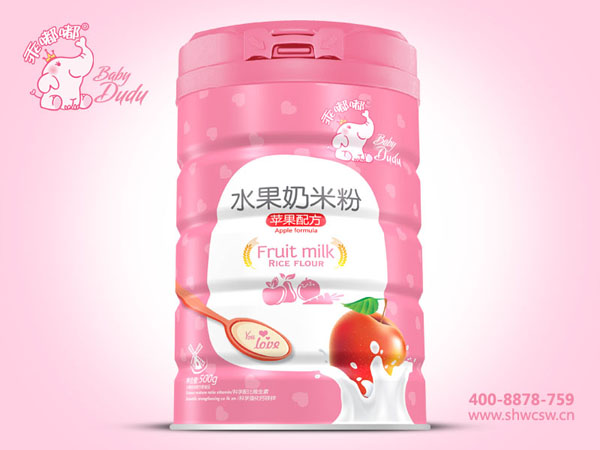  乖嘟嘟水果奶米粉-蘋果配方