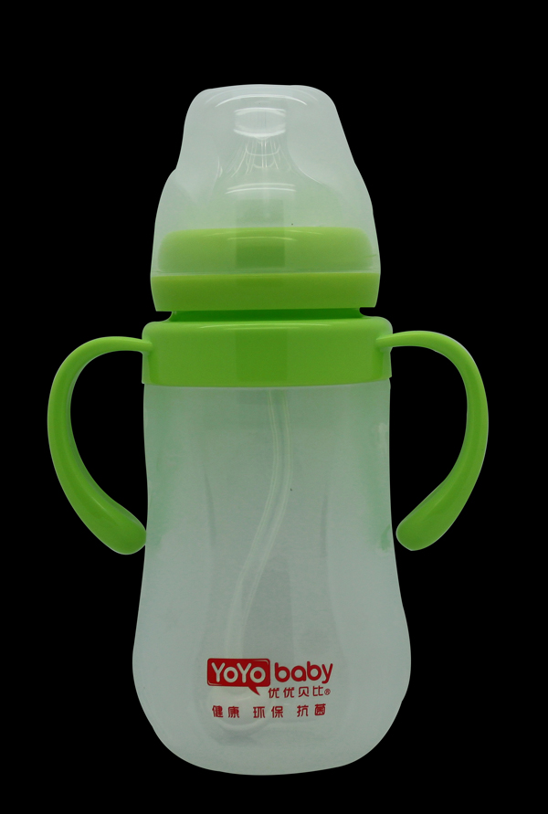  優(yōu)優(yōu)貝比240ml 寬口液體硅膠奶瓶