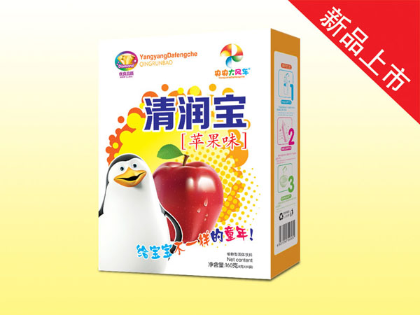  央央大風(fēng)車(chē)清潤(rùn)寶 蘋(píng)果味 盒裝