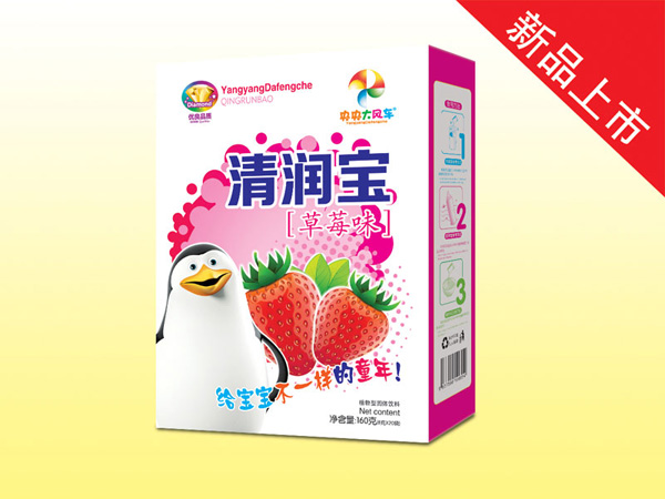 央央大風(fēng)車(chē)清潤(rùn)寶 草莓味 盒裝
