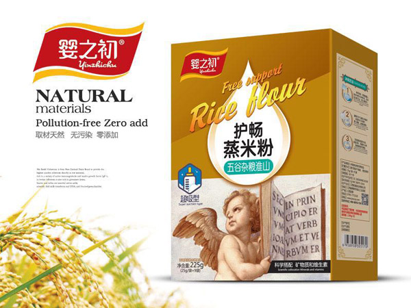  嬰之初護(hù)暢配方蒸米粉-五谷雜糧淮山盒裝