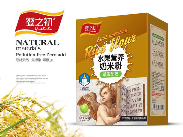  嬰之初水果營(yíng)養(yǎng)奶米粉-蘋(píng)果配方盒裝