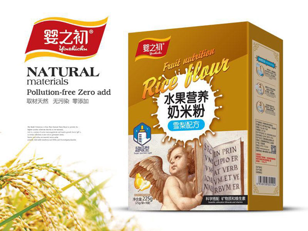  嬰之初水果營(yíng)養(yǎng)奶米粉-雪梨配方盒裝