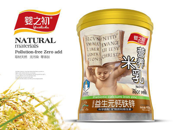  嬰之初營養(yǎng)米乳-益生元鈣鐵鋅罐裝