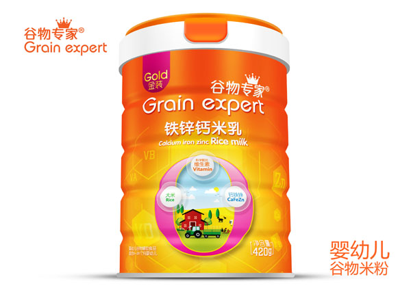  谷物專家鐵鋅鈣米乳