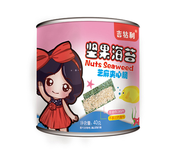   吉牯利見過海苔-芝麻夾心脆
