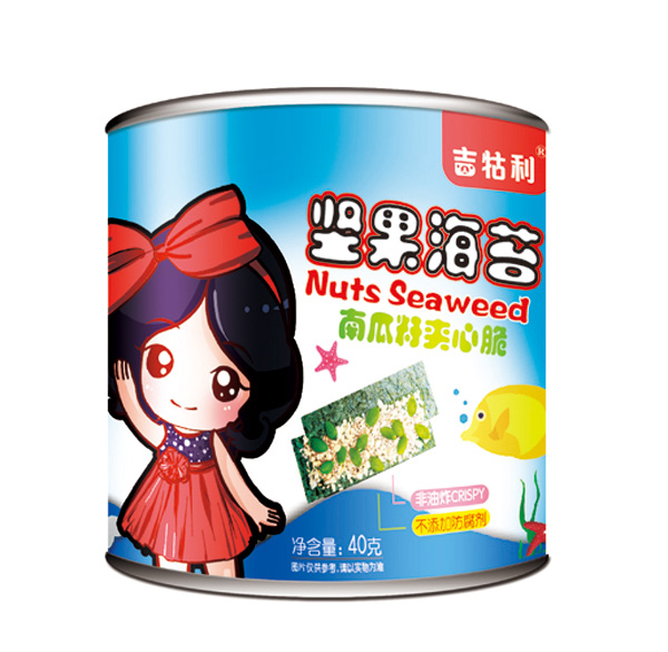   吉牯利見過海苔-南瓜籽夾心脆