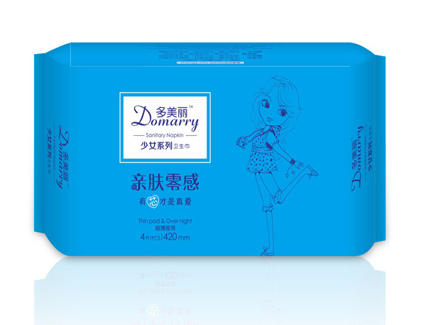 多美丽少女系列卫生巾4片-超薄夜用420mm.jpg