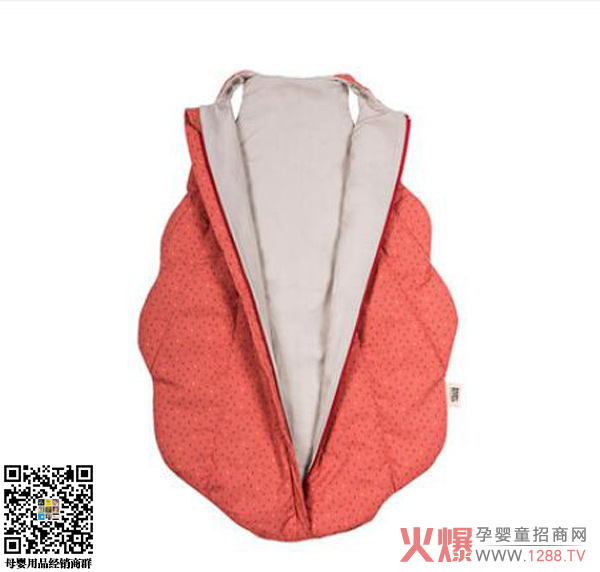 西班牙baby-bites背心式小海貝睡袋-珊瑚色.jpg