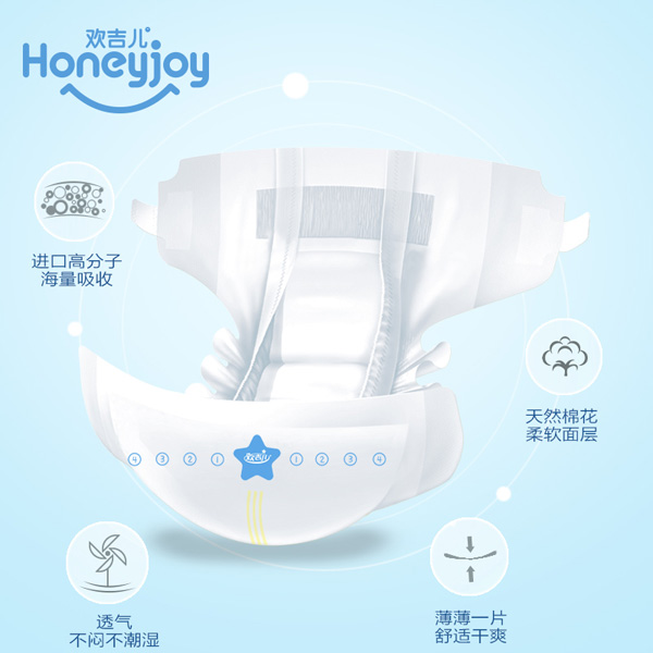  歡吉兒柔薄系列紙尿褲3