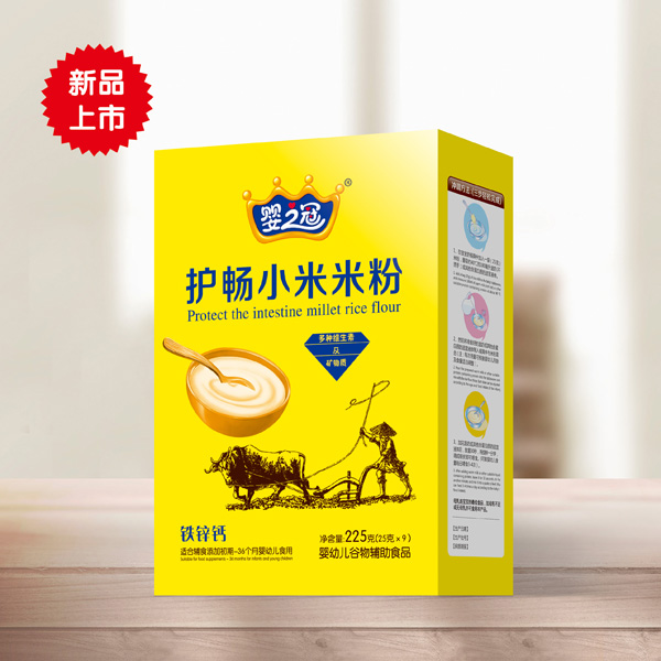  嬰之冠護(hù)暢小米米粉 鐵鋅鈣 盒裝