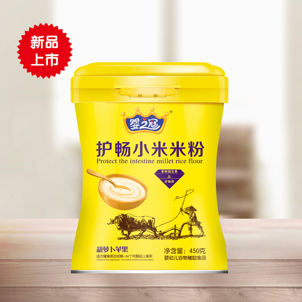  嬰之冠護(hù)暢小米米粉 胡蘿卜蘋果 聽裝