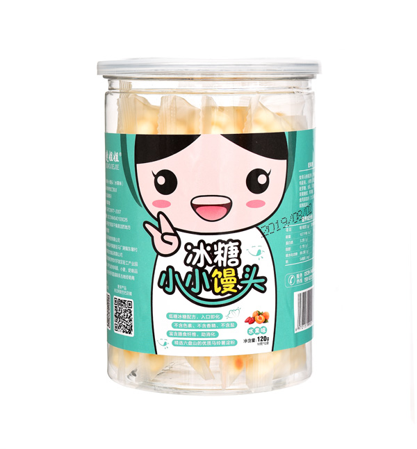 曉姐姐大罐獨立包裝冰糖小小饅頭水果味.JPG