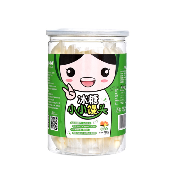   曉姐姐大罐獨(dú)立包裝冰糖小小饅頭蔬菜味