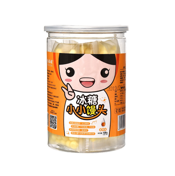   曉姐姐大罐獨(dú)立包裝冰糖小小饅頭蛋黃味